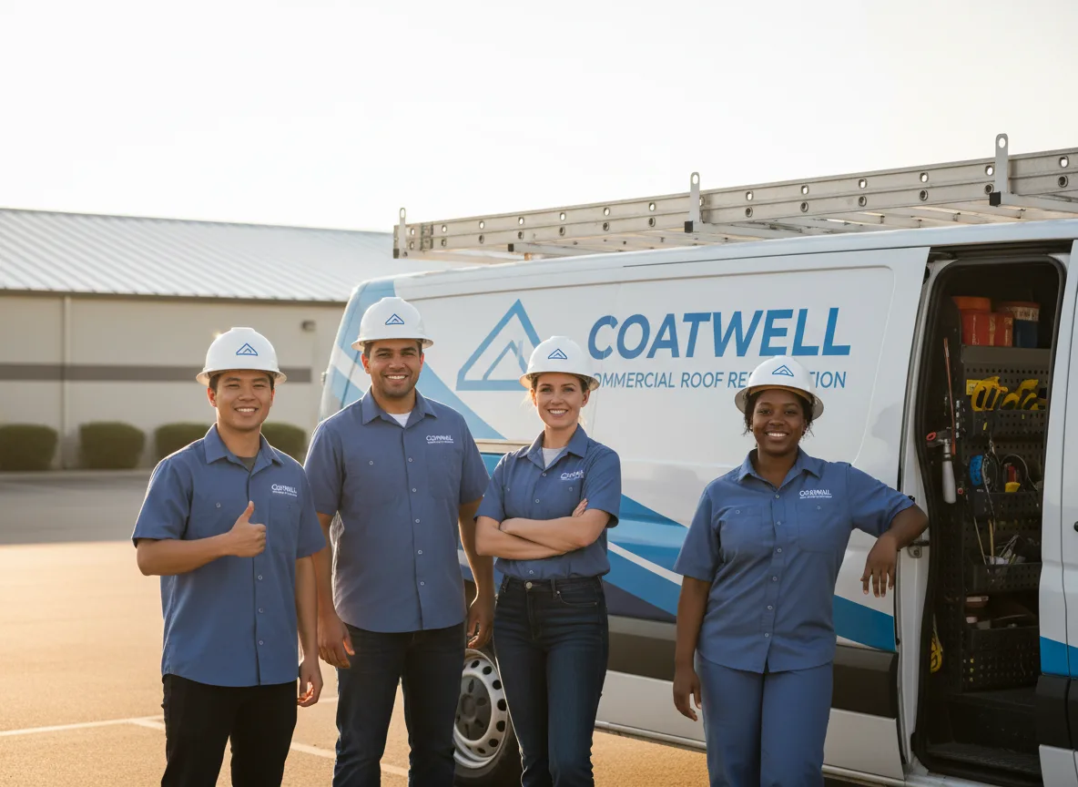 Commercial roof coating company in Brownsville, WI